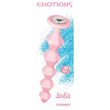 Анальная Цепочка с Кристаллом Emotions Chummy Pink