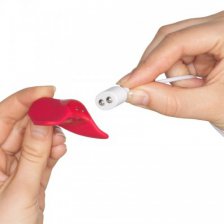 Перезаряжаемый вибратор на палец Satisfyer High Fly малиновый