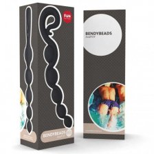 Стимулятор анальный Fun Factory Bendy Beads черный