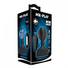 Расширяющаяся анальная пробка Mr.Play с вибрацией и дистанционным управлением