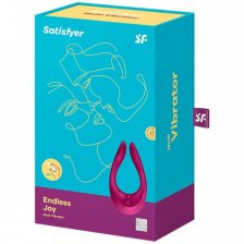 Многофункциональный вибратор для пар Satisfyer Endless Joy малиновый