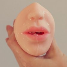 Мастурбатор ротик с зубками Oral sex with teeth