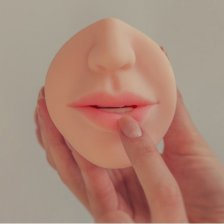 Мастурбатор ротик с зубками Oral sex with teeth