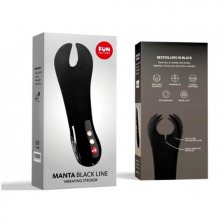Уникальный мастурбатор с вибрацией Fun Factory Manta черный