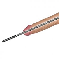 Уретральный буж ребристый Stainless Steel Penis Plug