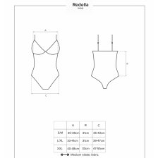Сексуальное боди с доступом Redella S/M