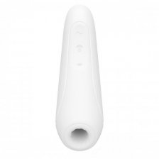 Вакуумный смарт-стимулятор клитора с вибрацией Satisfyer Curvy 1+ White