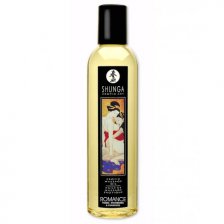 Возбуждающее массажное масло Shunga Romance Sparkling клубника с шампанским 250 мл