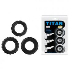 Набор из трёх разных эрекционных колец Titan