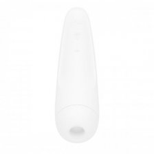 Вакуумный смарт-стимулятор клитора с вибрацией Satisfyer Curvy 2+ White