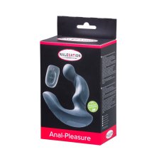 Стимулятор простаты MALESATION Anal-Pleasure, силикон, черный, 3,2 см