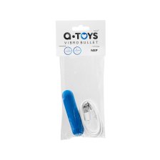 Вибропуля A-Toys NEP, силикон, синий, 8 см