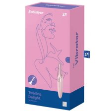 Точечный стимулятор с вибрацией Satisfyer Twirling Delight розовый