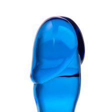 Анальный фаллоимитатор Sexus Glass синий