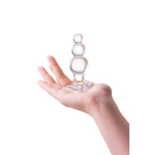 Анальная втулка Sexus Glass прозрачная
