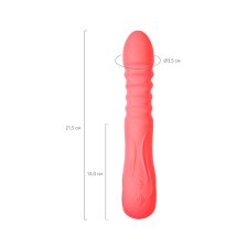 Стимулятор с функцией UP&DOWN Flovetta Flox, силикон, коралловый, 21,5 см