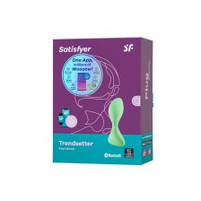 Анальная втулка Satisfyer Trendsetter, зеленая