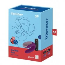 Смарт-стимулятор для пар Satisfyer Partner Double Love фиолетовый