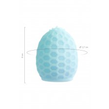 Мастурбатор A-Toys Pufl, бирюзовый