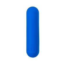 Вибропуля A-Toys NEP, силикон, синий, 8 см