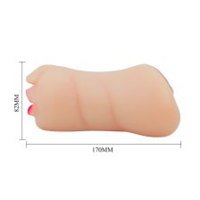 Мягкий мастурбатор Zoey Crazy Bull, двойной