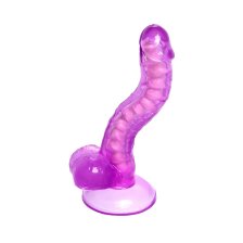 Реалистичный фаллоимитатор A-Toys by TOYFA Celiam, TPE, фиолетовый, 20,5 см