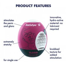 Набор яиц-мастурбаторов Satisfyer Masturbator Egg Bubble 3 шт