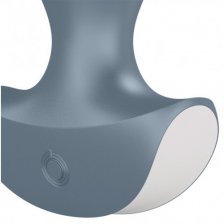 Анальная виброелочка Lolli Plug 2 Satisfyer серая