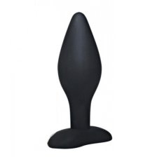 Набор анальных втулок TOYFA POPO Pleasure Eridani, силикон, черный, 3 шт.