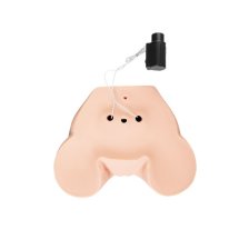 Мастурбатор реалистичный с вибрацией и ротацией ADEL 002 REAL HIPS, TPR, телесный, 24 см