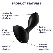 Вибромассажер простаты Satisfyer Backdoor Lover черный
