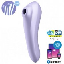 Клиторальный смарт-стимулятор с вибрацией Satisfyer Dual Pleasure сиреневый