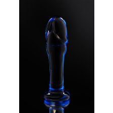 Анальный фаллоимитатор Sexus Glass синий