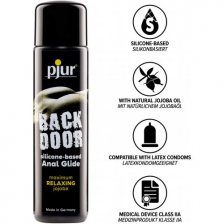 Концентрированный силиконовый анальный лубрикант Pjur Backdoor Glide 250 мл
