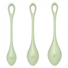Вагинальные шарики Satisfyer Yoni Power 2 салатовые