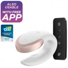 Смарт-стимулятор для пар Satisfyer Partner Double Love белый