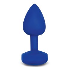 Инновационная маленькая дизайнерская пробка с вибрацией Gvibe Gplug, 8 см (ex. Fun Toys) (синий)
