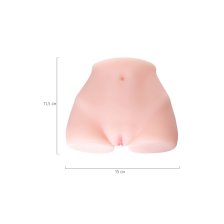 Мастурбатор реалистичный TOYFA Juicy Pussy Brigitte, TPE, телесный