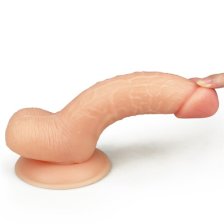 Реалистичный фаллоимитатор на присоске The Ultra Soft Dude 18 см