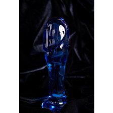 Анальный фаллоимитатор Sexus Glass синий