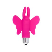 Вибронасадка бабочка на палец Eromantica Butterfly, розовая