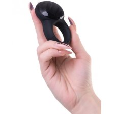 Эрекционное смарт-кольцо Satisfyer Signet Ring черное
