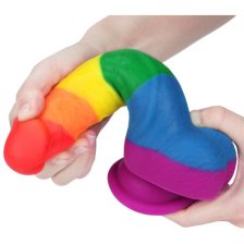Радужный фаллоимитатор Prider Dildo 20 см