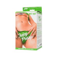 Мастурбатор самолубрицирующийся Juicy Pussy by TOYFA Wet Kat, TPE, телесный, 15 см