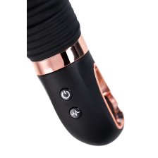 Нереалистичный вибратор WANAME D-SPLASH HURRICANE, силикон, черный, 22,5 см