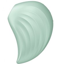 Вакуумно-волновой стимулятор с вибрацией Satisfyer Pearl Diver зеленый