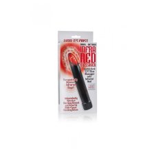 Черный вибратор с инфракрасным излучением Infra Red Massager