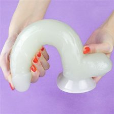 Светящийся в темноте фаллос на присоске Lumino Play Dildo 26 см