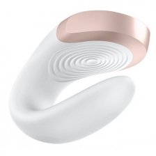 Смарт-стимулятор для пар Satisfyer Partner Double Love белый