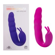ВИБРАТОР RIBBED DUAL STIMULATOR WITH ROLLING BALL